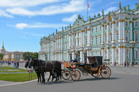 карета у Зимнего дворца
